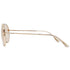 Jimmy Choo Pink Lens Sansa Gold Sunglasses